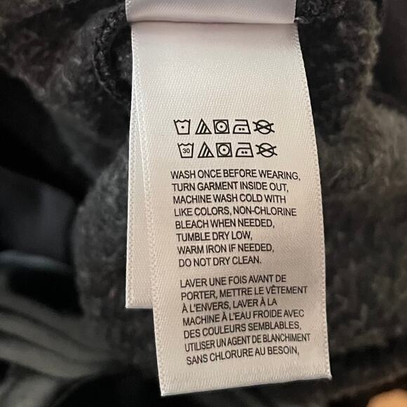 LUCKY BRAND Women’s Gray Good Vibes Sweatshirt Size Large Rainbow Shirt - Picture 10 of 11